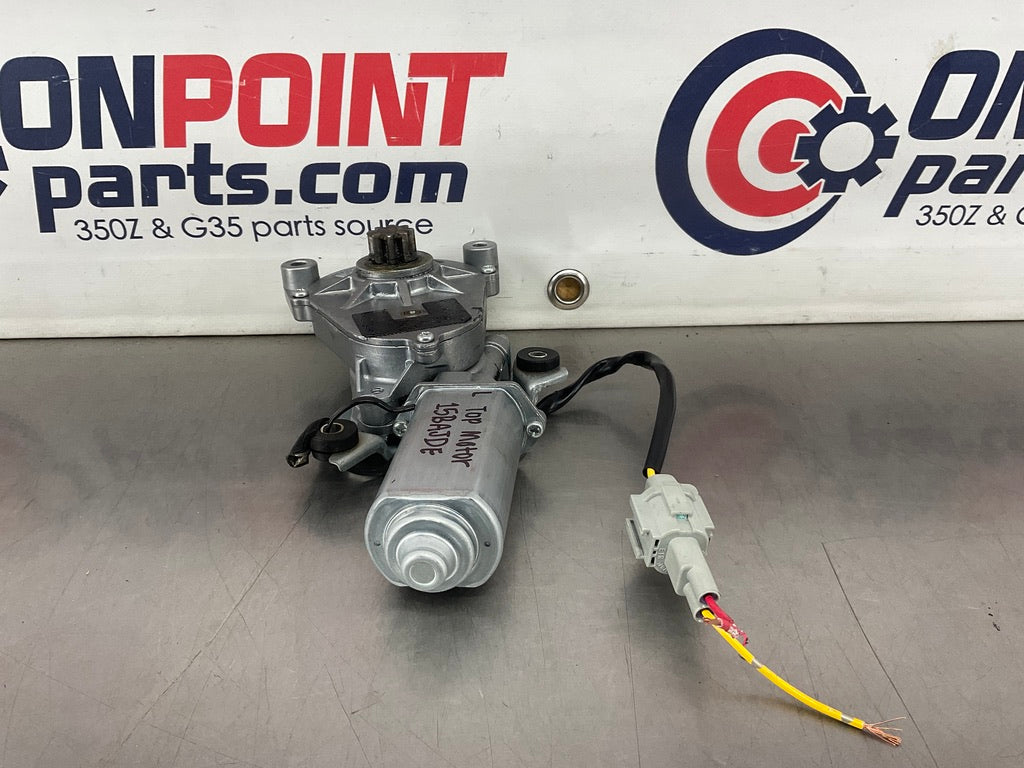 2006 Nissan 350Z Convertible Soft Top Driver Left Top Lift Motor OEM 15BAJDE - On Point Parts Inc