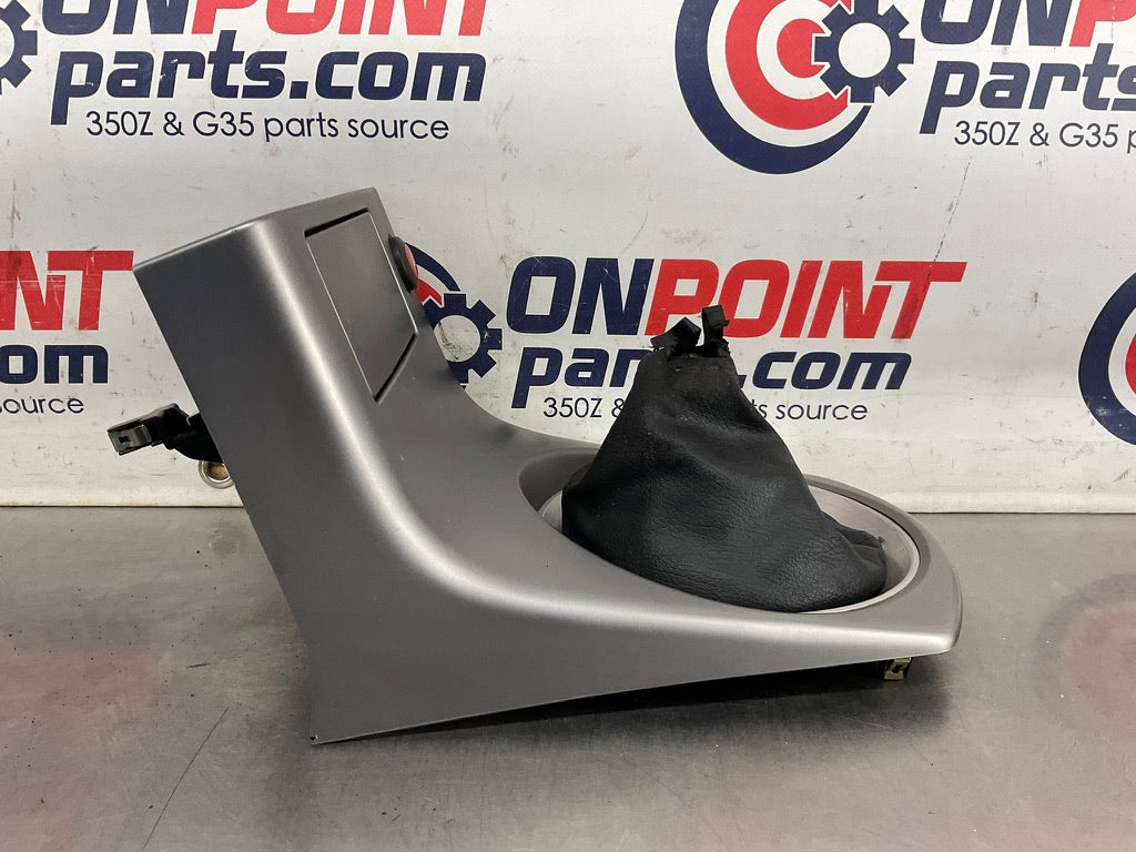 2003 Infiniti G35 Manual Gear Shifter Bezel Trim with Ashtray OEM 13BEWEC - On Point Parts Inc