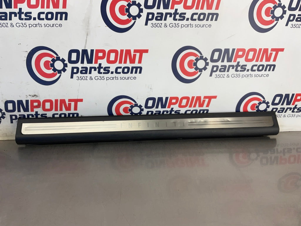 2003 Infiniti G35 Passenger Right Door Threshold Kick Plate Trim OEM 22BDRE7 - On Point Parts Inc