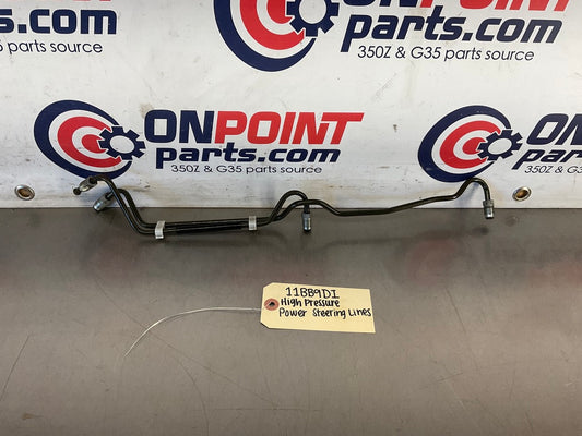 2016 Nissan 370Z High Pressure Power Steering Lines 49710 OEM 11BB9DI - On Point Parts Inc
