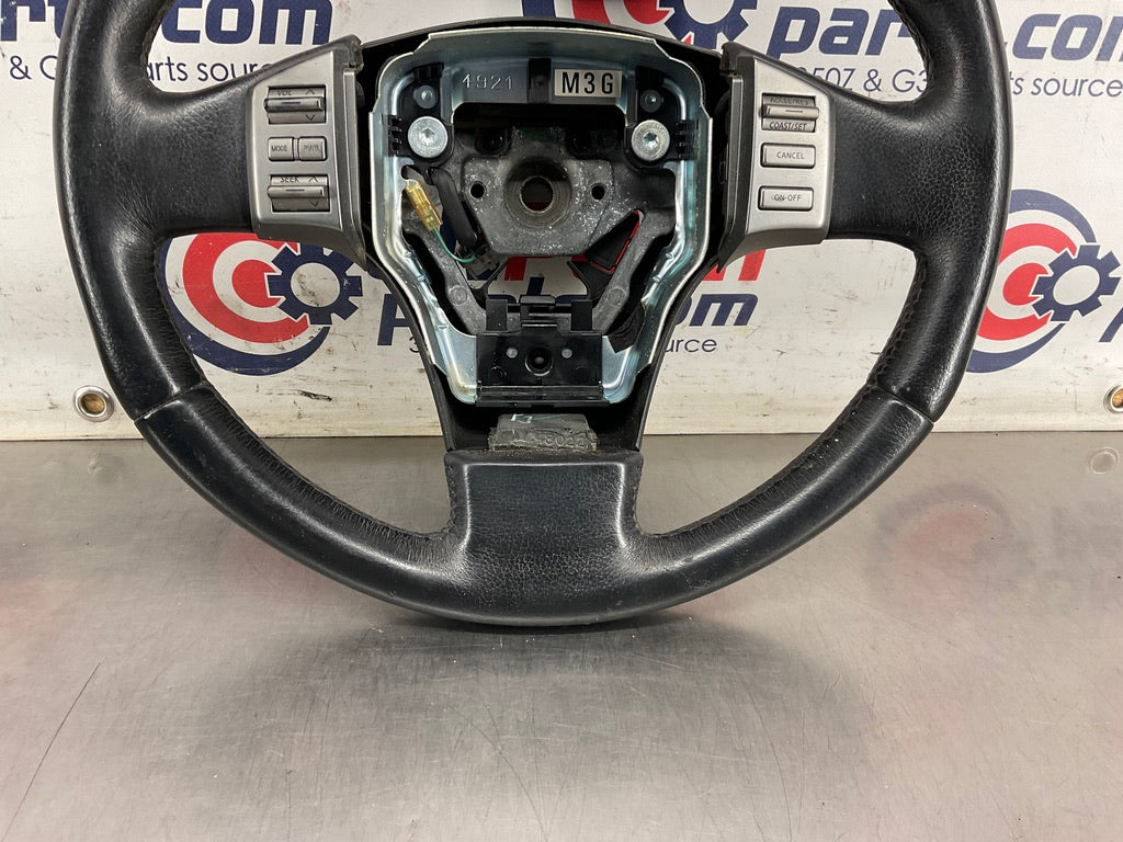 2005 Infiniti G35 Complete Leather Steering Wheel with Switches OEM 24BFFEC - On Point Parts Inc