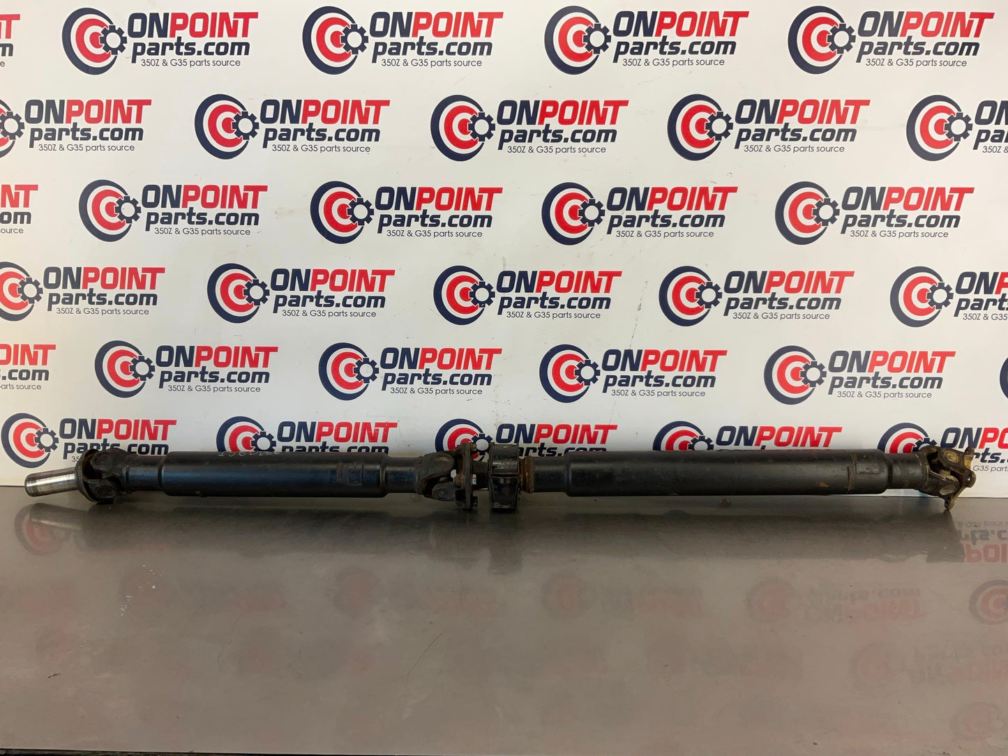 2003 Infiniti G35 Sedan 2 Piece RWD Rear Wheel Drive Shaft Manual OEM 15BDDE0 - On Point Parts Inc