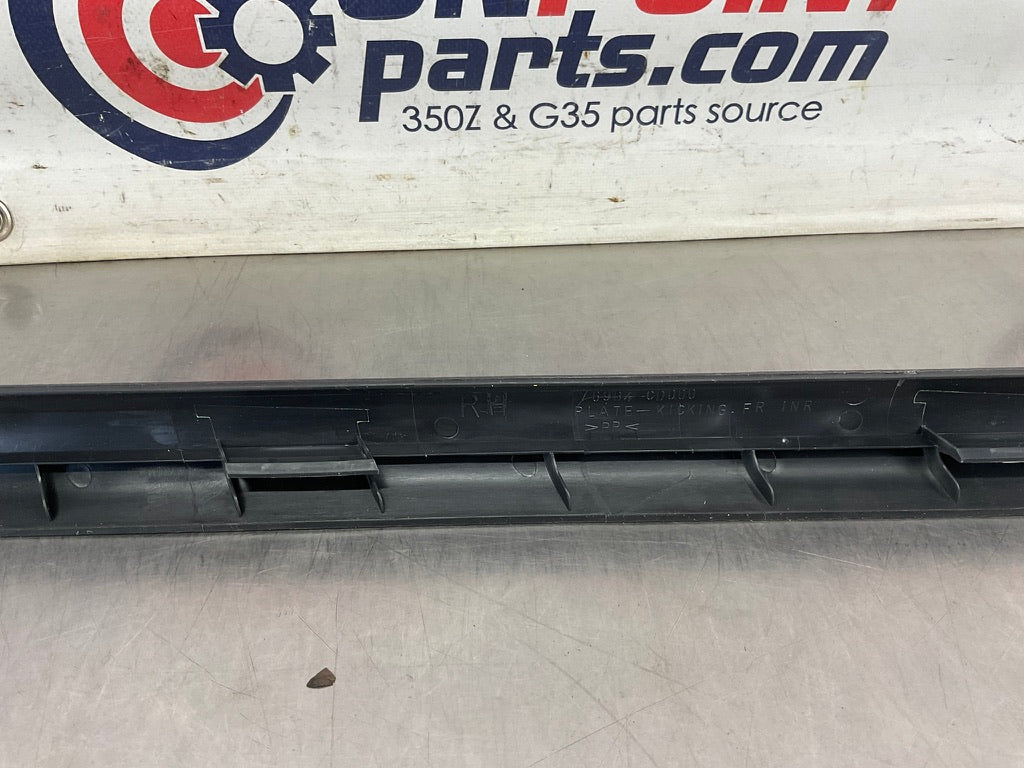 2004 Nissan 350Z Passenger Right Door Threshold Sill Trim 769B4 OEM 14BEQE7 - On Point Parts Inc