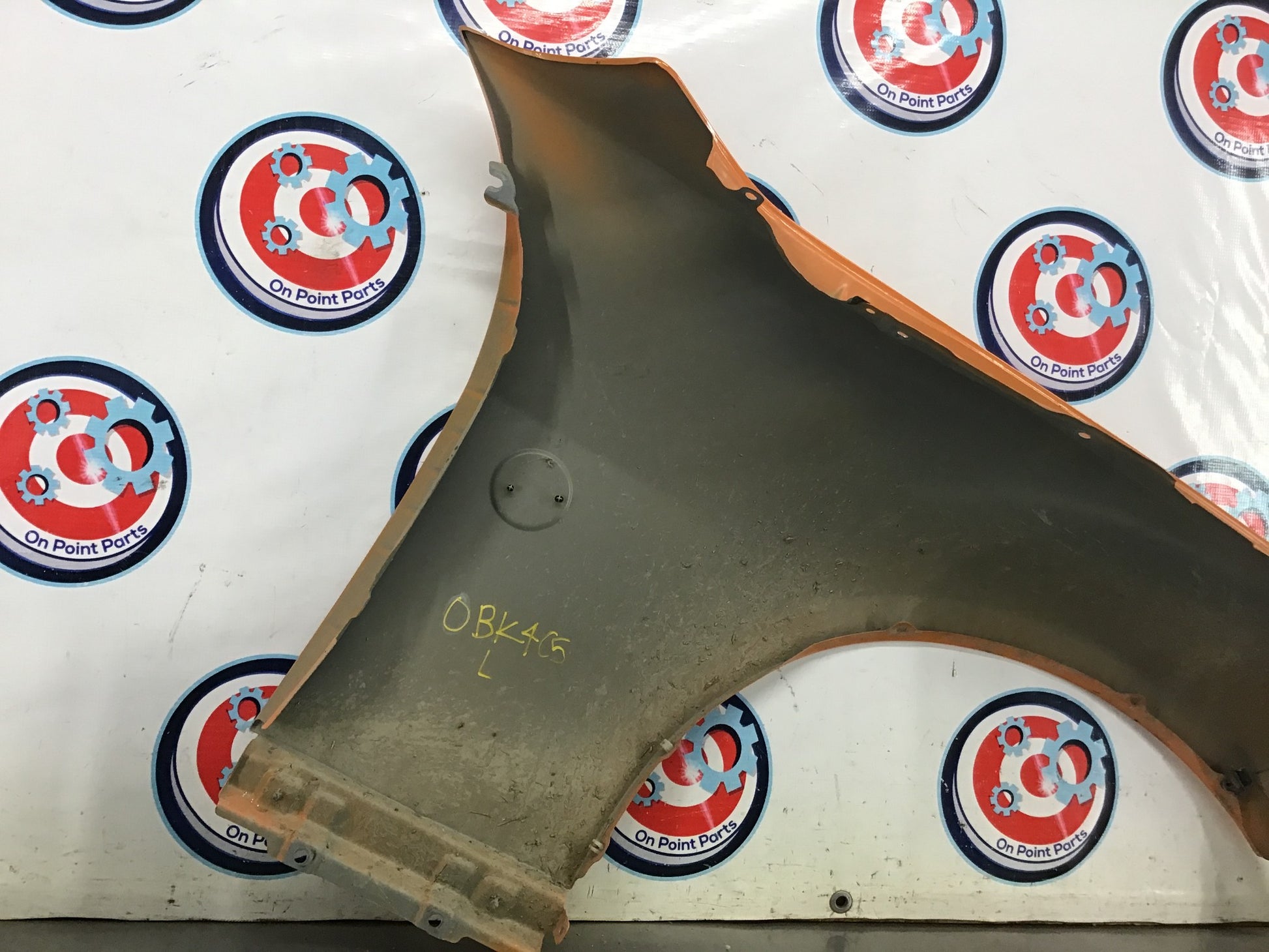 2007 Nissan 350Z Convertible Driver Left Front Fender with Emblem OEM 13BK4C5 - On Point Parts Inc