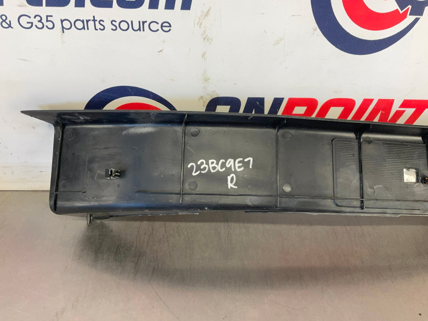 2006 Nissan 350Z Passenger Right Door Threshold Kick Plate Trim OEM 23BC9E7 - On Point Parts Inc