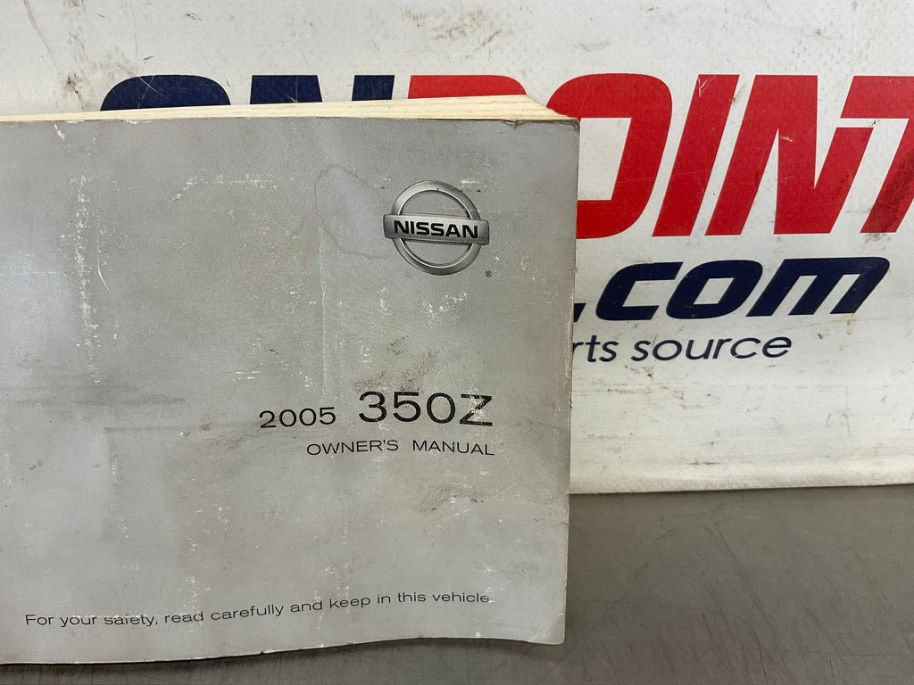2004 Nissan 350Z Original Owner's Manual OEM 14BEQEC - On Point Parts Inc