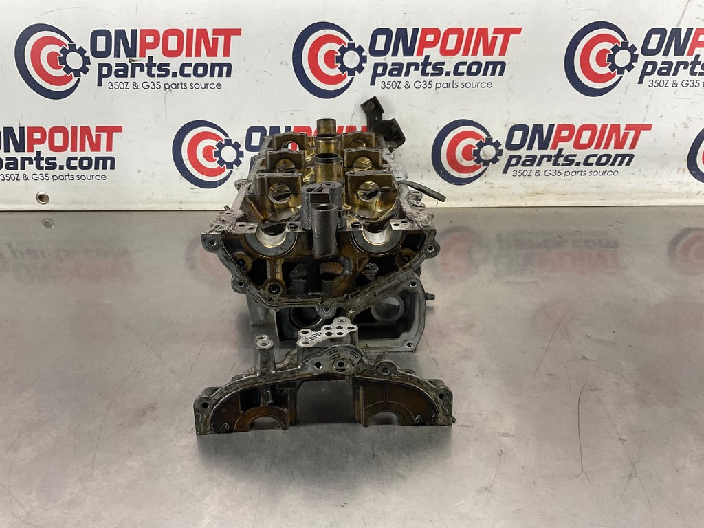 2004 Infiniti G35 VQ35DE Driver Left Cylinder Head with Crank Caps OEM 15BE4E0 - On Point Parts Inc
