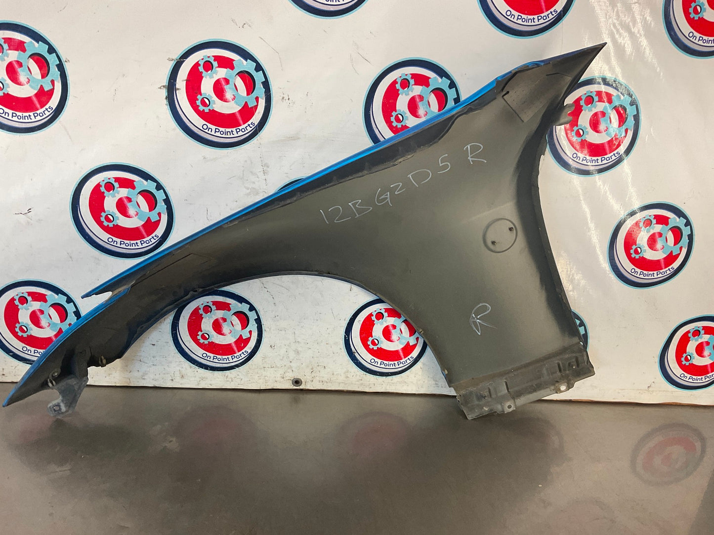 2004 Nissan 350Z Passenger Right Front Fender with Emblem OEM 12BG2D5 - On Point Parts Inc