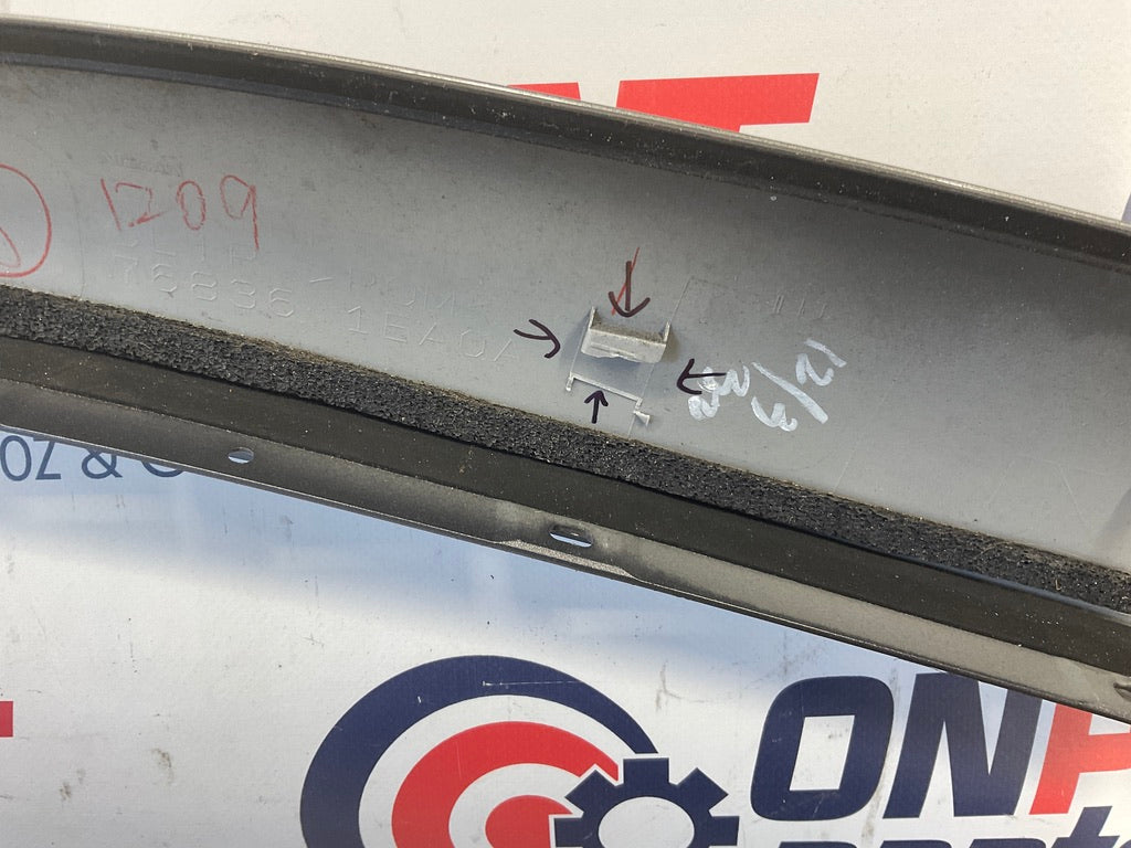 2012 Nissan 370Z Passenger Right Exterior A Pillar Trim 76836 OEM 24BDME2 - On Point Parts Inc