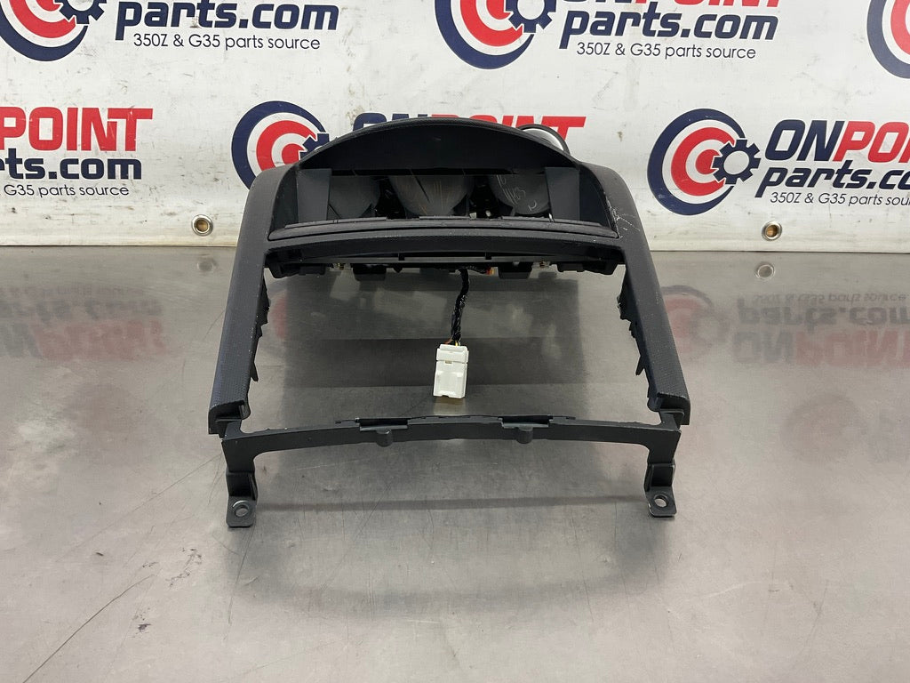 2007 Nissan 350Z Center Dash Bezel Trim with Instrument Cluster OEM 25BCBE7 - On Point Parts Inc