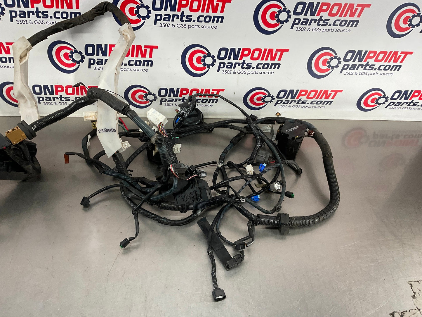 2008 Infiniti G37 VQ37VHR Engine Room Bay Wiring Harness Manual OEM 21BAXDG - On Point Parts Inc