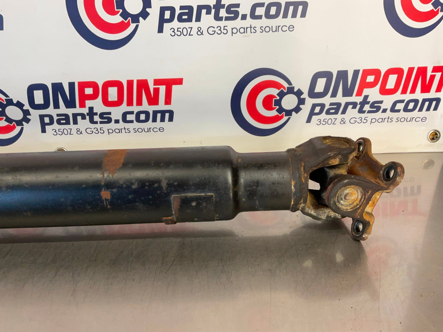 2003 Infiniti G35 Sedan 2 Piece RWD Rear Wheel Drive Shaft Manual OEM 15BDDE0 - On Point Parts Inc