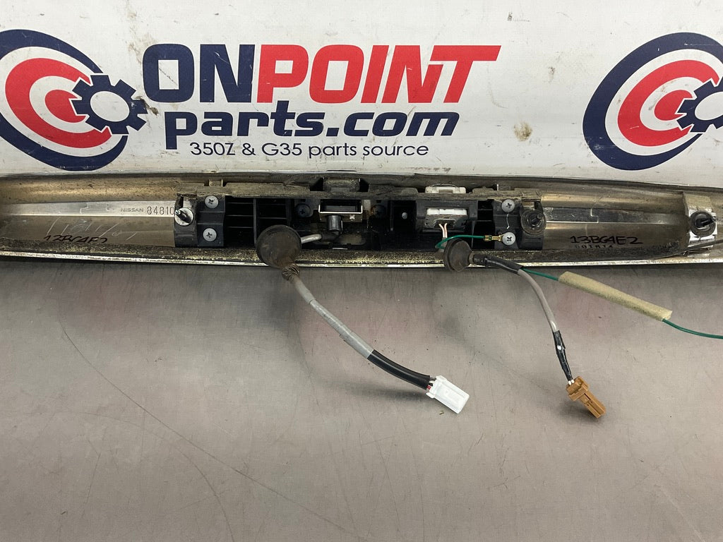 2008 Infiniti Sedan G35 Trunk Spoiler with Back Up Camera OEM 13BC4E2 - On Point Parts Inc