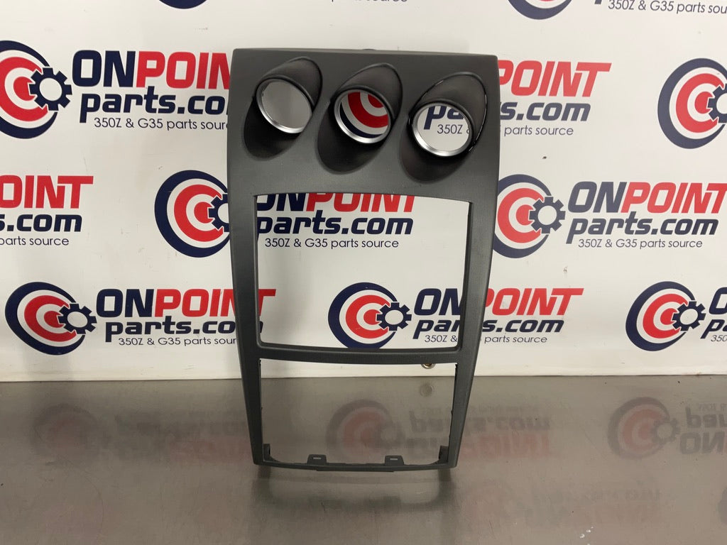 2003 Nissan 350Z Center Dash Instrument Bezel Cover Trim 68260 OEM 24BL7D7 - On Point Parts Inc