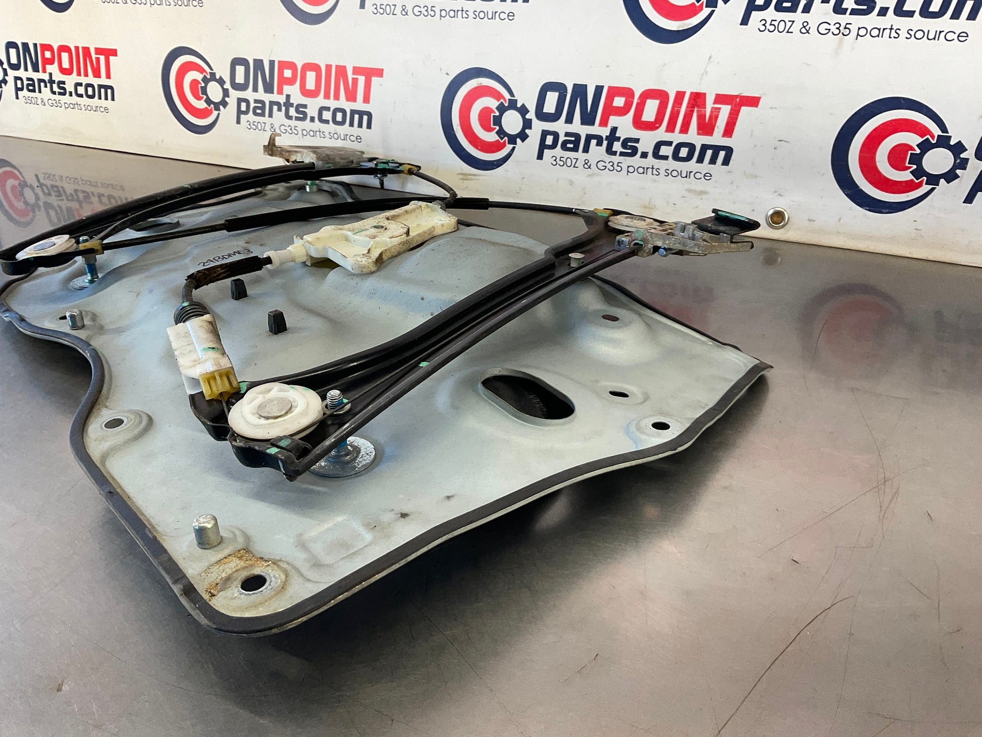 2012 Nissan 370Z Passenger Right Window Regulator Motor Assembly OEM 24BDME3 - On Point Parts Inc