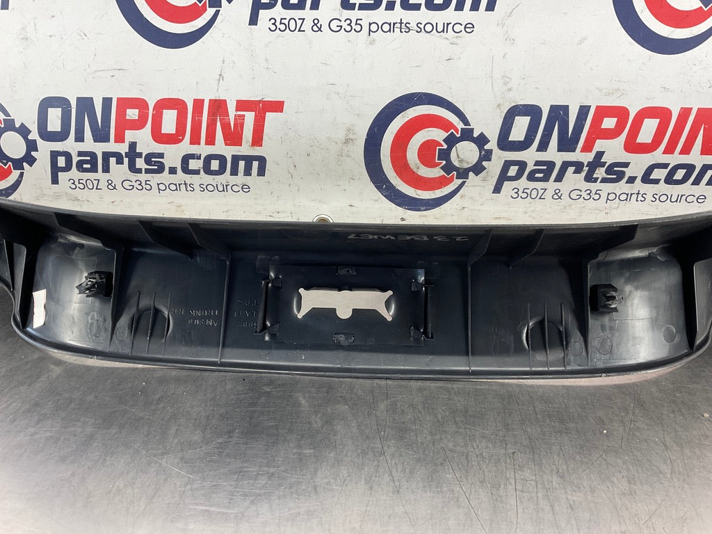 2003 Infiniti G35 Trunk Latch Cover Trim 84992 OEM 13BEWE7 - On Point Parts Inc
