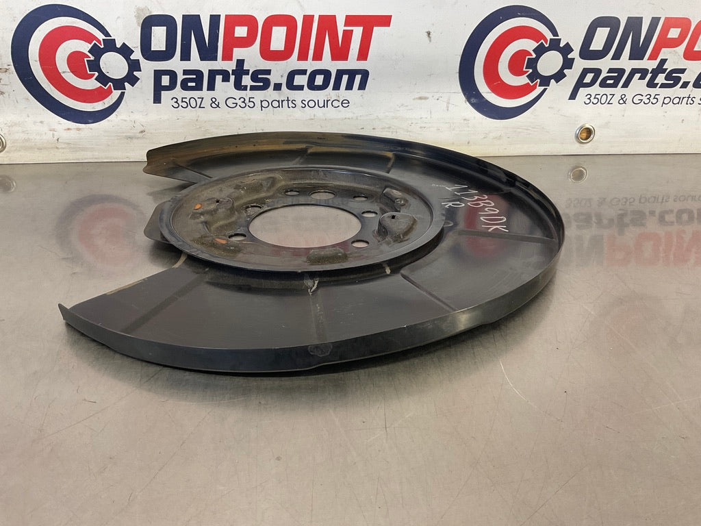 2016 Nissan 370Z Passenger Right Rear Brake Dust Cover Baffle Plate OEM 11BB9DK - On Point Parts Inc