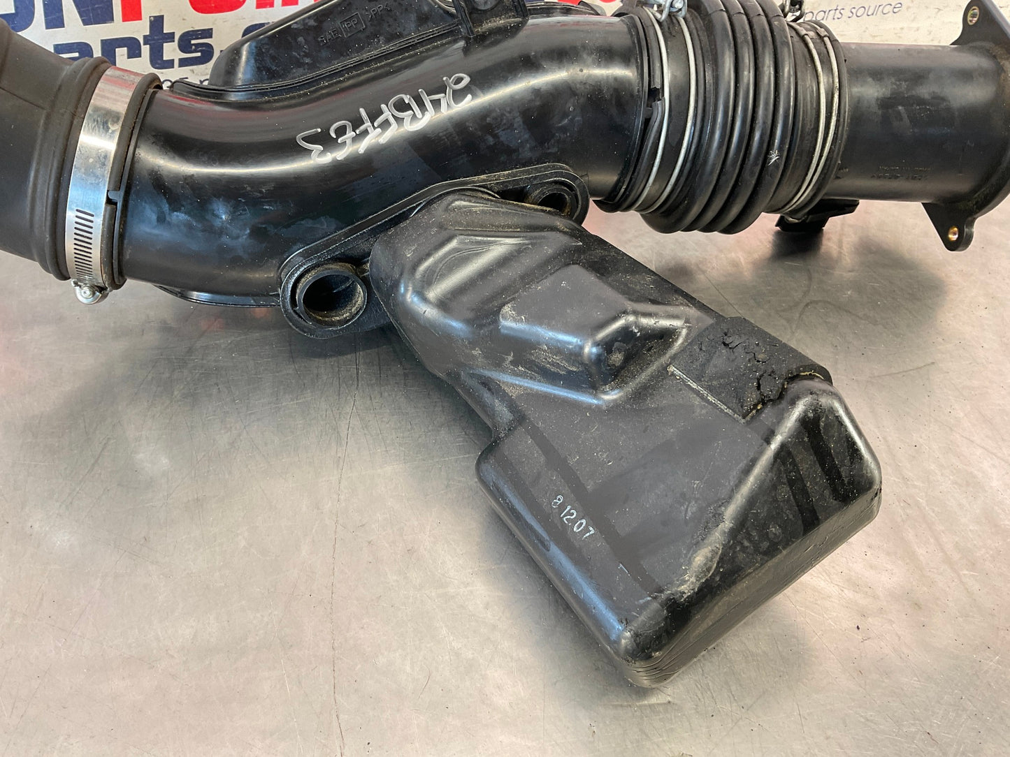 2005 Infiniti G35 Air Intake Duct Tube Resonator MAF Mass Airflow OEM 24BFFE3 - On Point Parts Inc