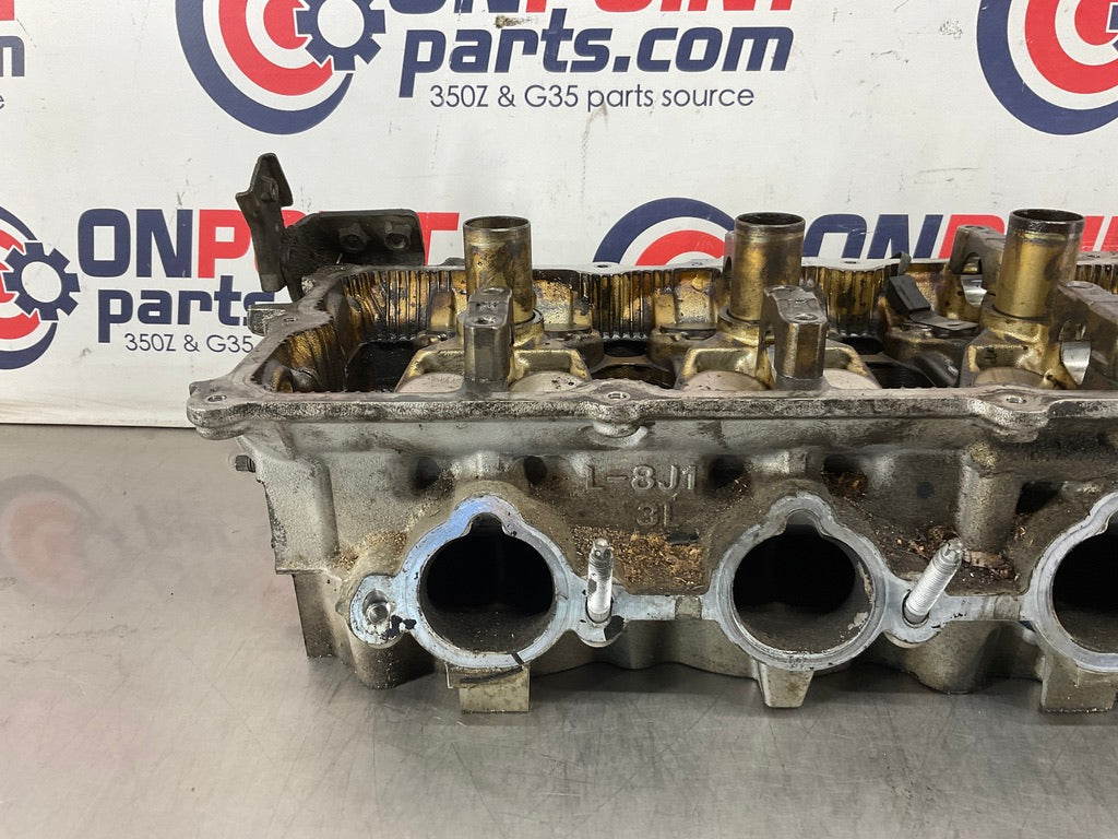 2004 Infiniti G35 VQ35DE Driver Left Cylinder Head with Crank Caps OEM 15BE4E0 - On Point Parts Inc