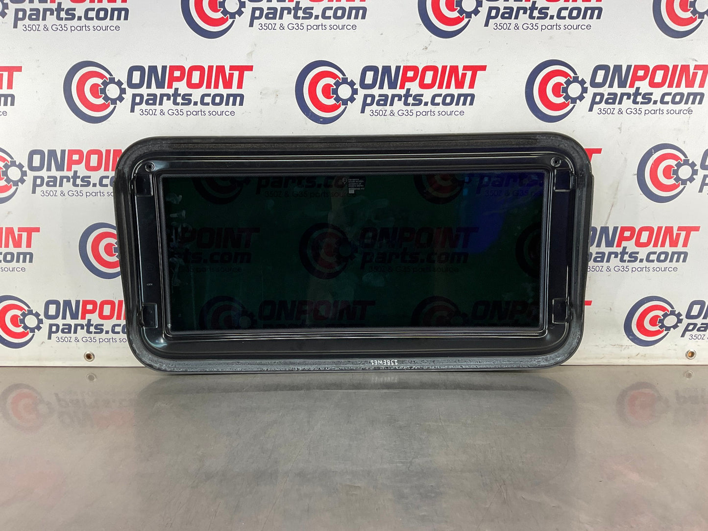 2003 Infiniti G35 Tinted Moon Sun Roof Glass OEM 13BEWE1 - On Point Parts Inc