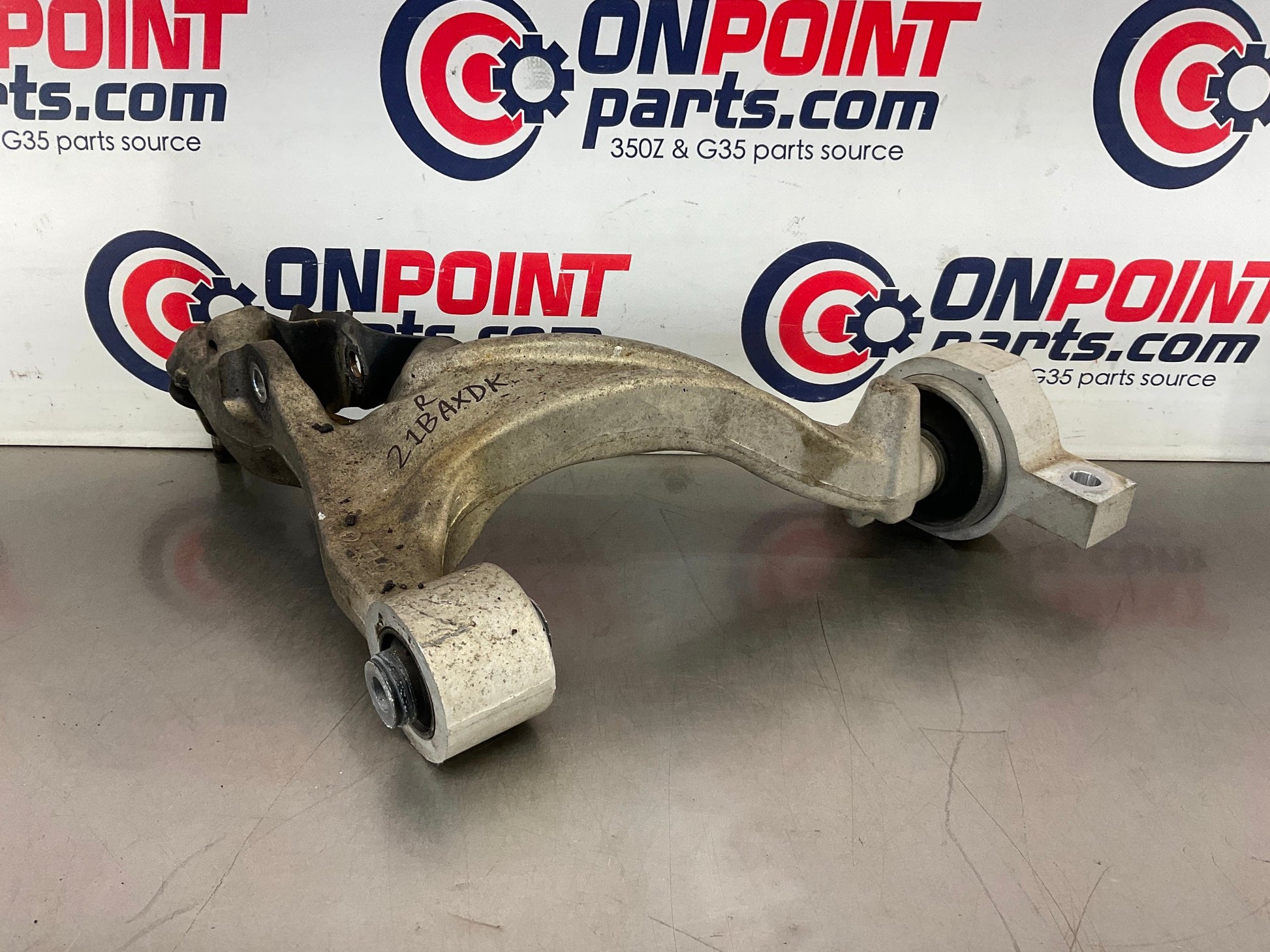 2008 Infiniti G37 Passenger Right Front Lower Control Arm OEM 21BAXDK - On Point Parts Inc