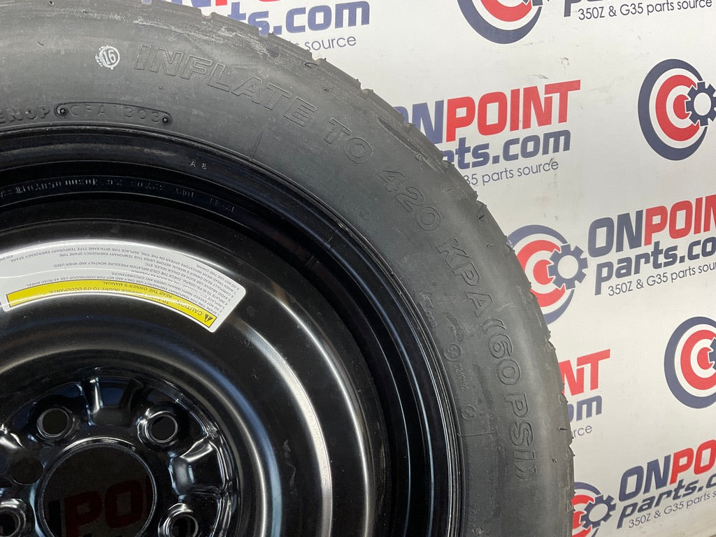 2003 Infiniti G35 Bridgestone Spare Tire T155/80R17 100M OEM 13BEWE0 - On Point Parts Inc