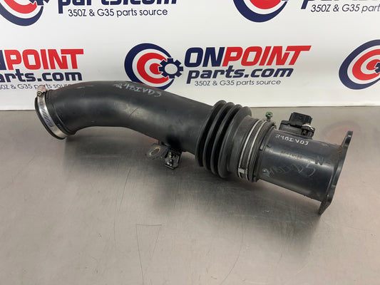 2004 Nissan 350Z Air Intake Tube with MAF Mass Airflow Sensor OEM 24BIVD3 - On Point Parts Inc