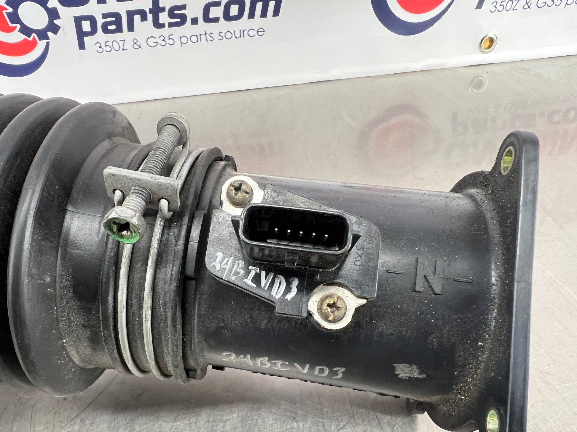 2004 Nissan 350Z Air Intake Tube with MAF Mass Airflow Sensor OEM 24BIVD3 - On Point Parts Inc