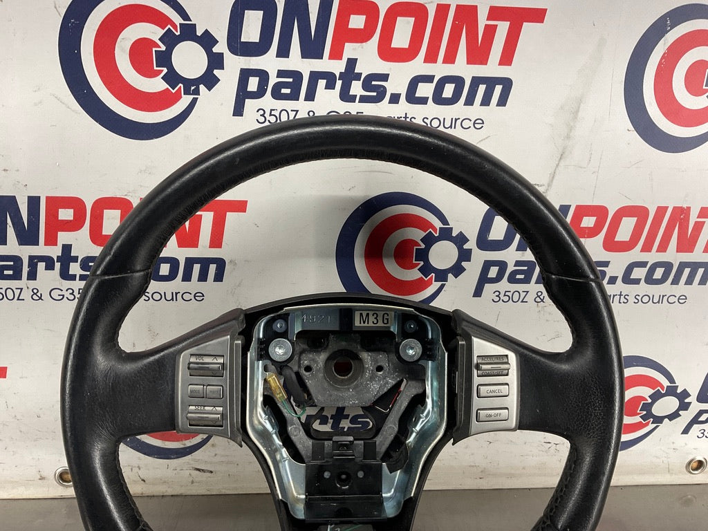 2005 Infiniti G35 Complete Leather Steering Wheel with Switches OEM 24BFFEC - On Point Parts Inc