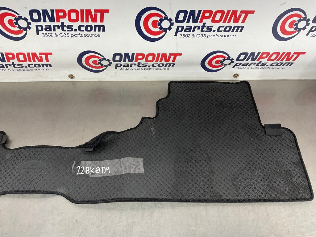 2008 Infiniti G37 Coupe Rear Carpet Floor Mat Liner OEM 22BK0D9 - On Point Parts Inc