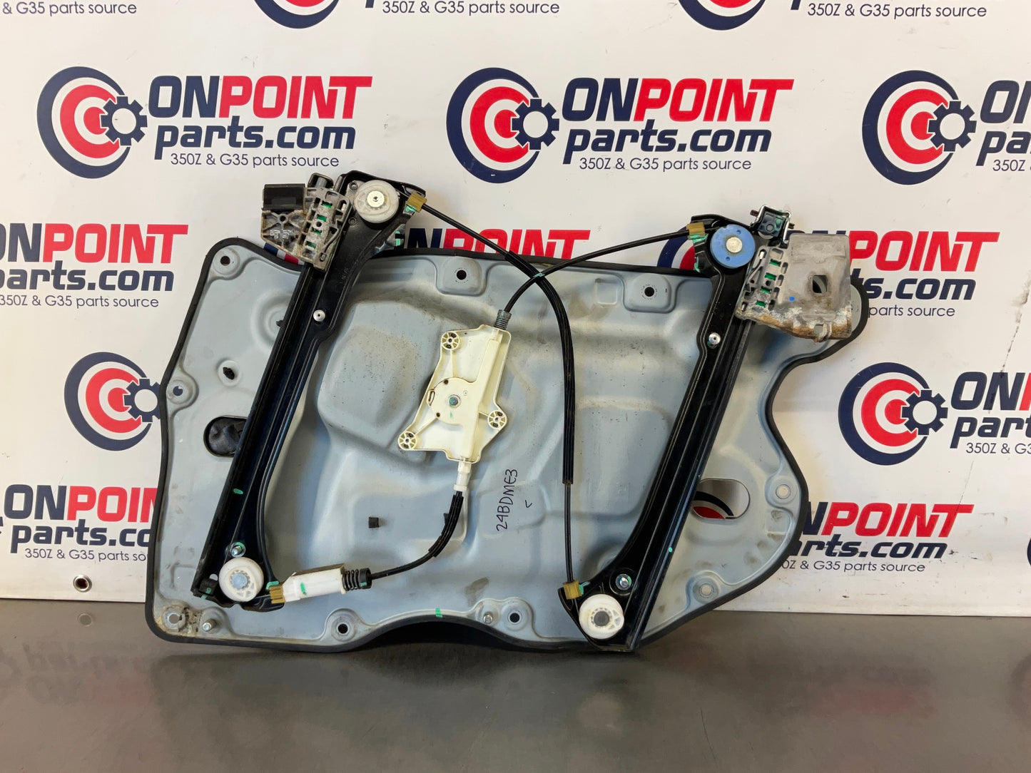 2012 Nissan 370Z Driver Left Window Regulator Motor Assembly OEM 24BDME3 - On Point Parts Inc