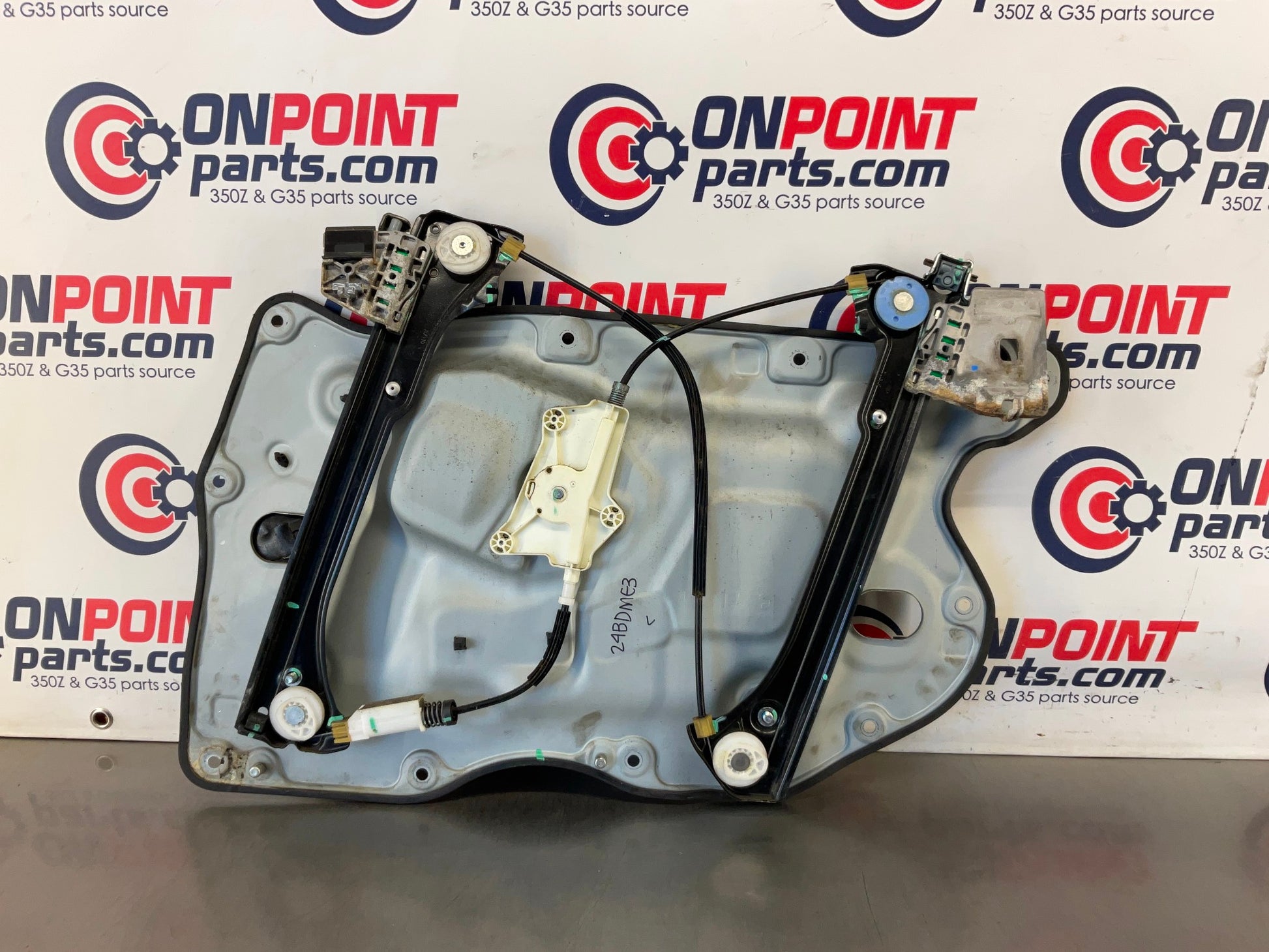 2012 Nissan 370Z Driver Left Window Regulator Motor Assembly OEM 24BDME3 - On Point Parts Inc