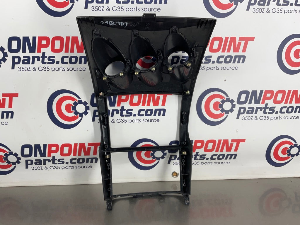 2003 Nissan 350Z Center Dash Instrument Bezel Cover Trim 68260 OEM 24BL7D7 - On Point Parts Inc