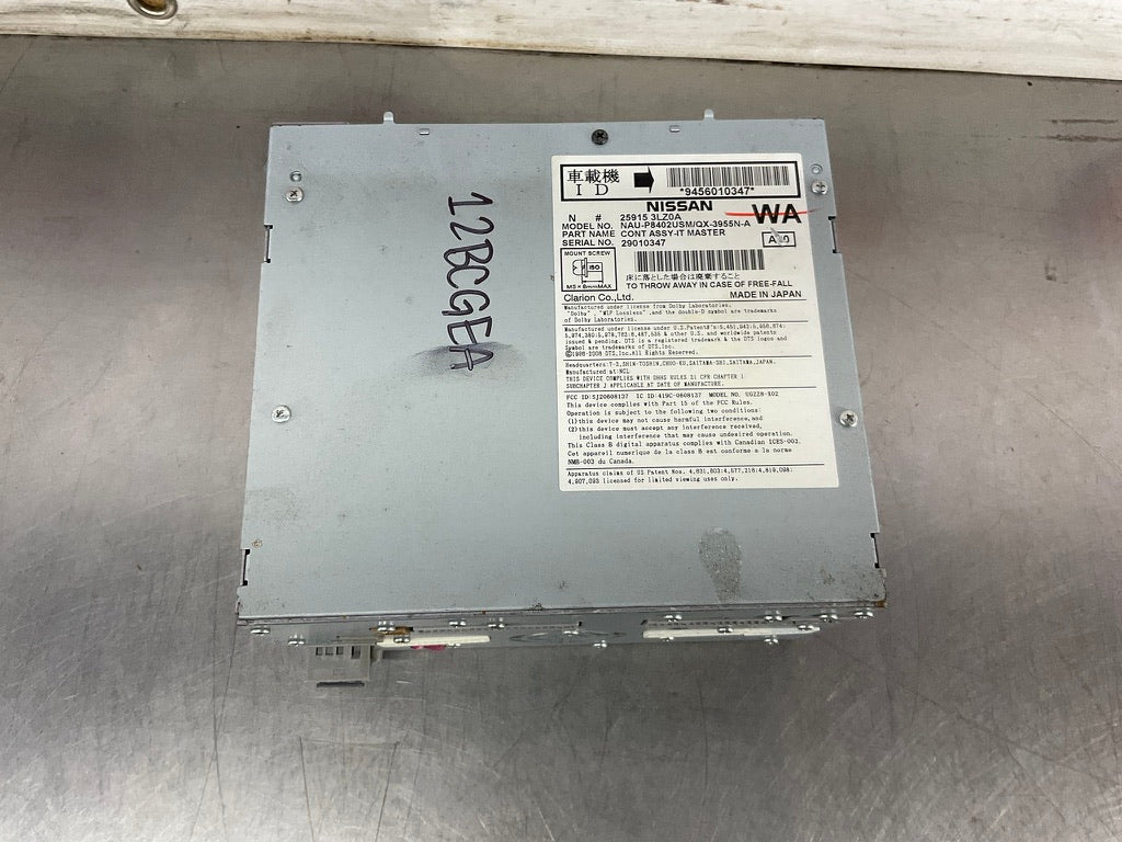 2013 Infiniti G37 Radio Receiver CD Player Head Unit 25915 OEM 12BCGEA - On Point Parts Inc