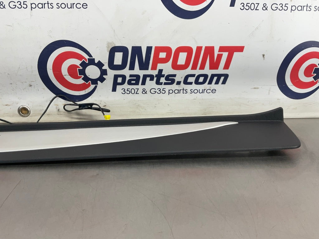 2016 Nissan 370Z Passenger Right Illuminated Door Threshold Plate OEM 11BB9D7 - On Point Parts Inc