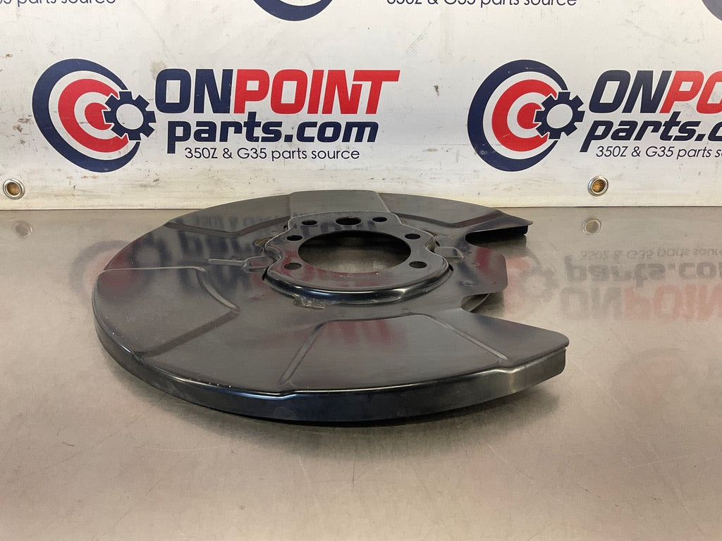 2016 Nissan 370Z Passenger Right Rear Brake Dust Cover Baffle Plate OEM 11BB9DK - On Point Parts Inc