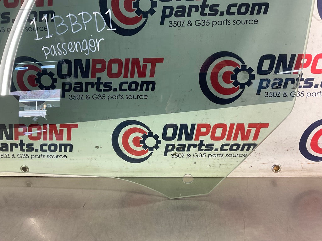 2016 Nissan 370Z Passenger Right Tinted Window Door Glass 80300 OEM 11BB9D3 - On Point Parts Inc