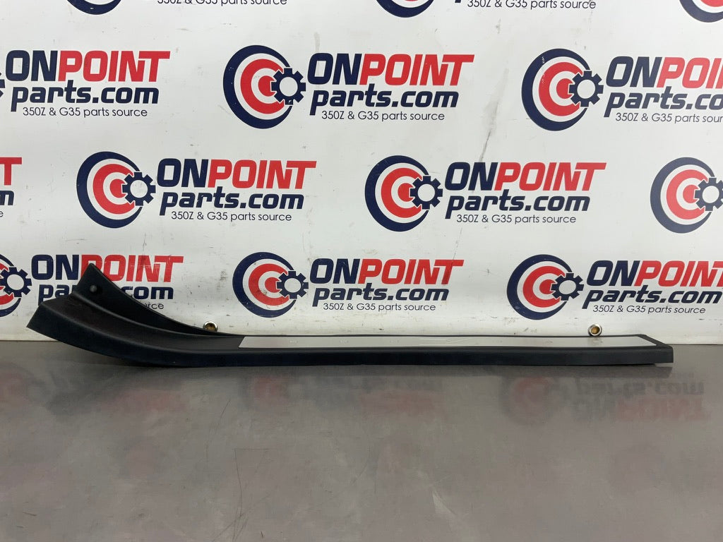 2004 Nissan 350Z Passenger Right Door Threshold Kick Plate Trim OEM 14BEQE7 - On Point Parts Inc