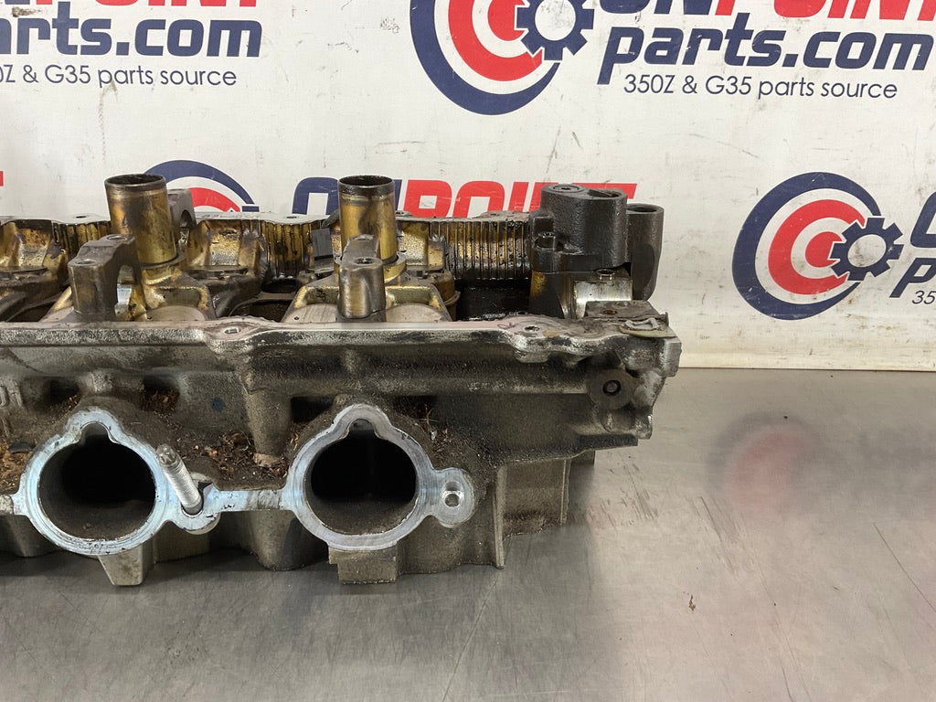 2004 Infiniti G35 VQ35DE Driver Left Cylinder Head with Crank Caps OEM 15BE4E0 - On Point Parts Inc