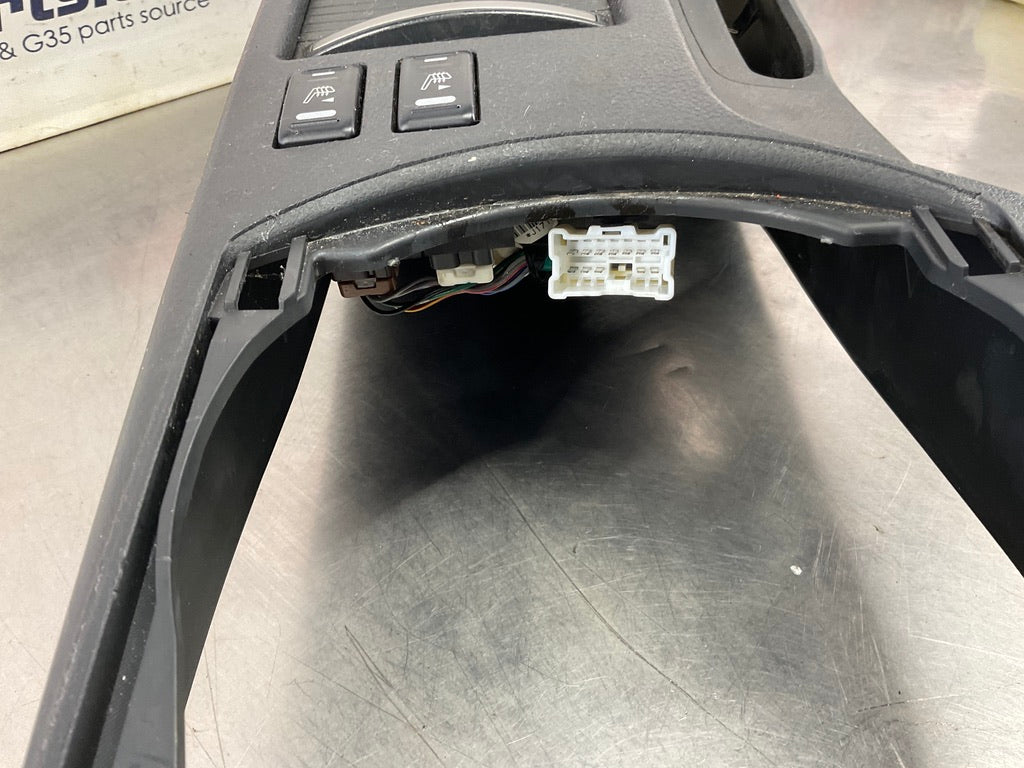 2003 Infiniti G35 Manual Center Console Armrest Heated Seat Switches OEM 13BEWE8 - On Point Parts Inc