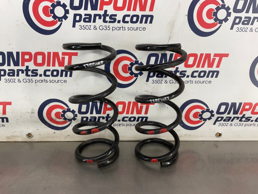 2003 Infiniti G35 Rear Red Dot Coil Springs OEM 13BEWEI - On Point Parts Inc