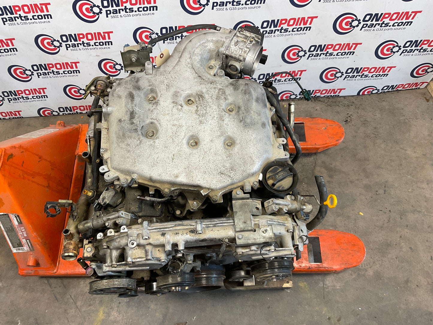 2003 Infiniti G35 V6 VQ35DE 6 Speed Engine Manual 158k OEM 13BEWE0 - On Point Parts Inc