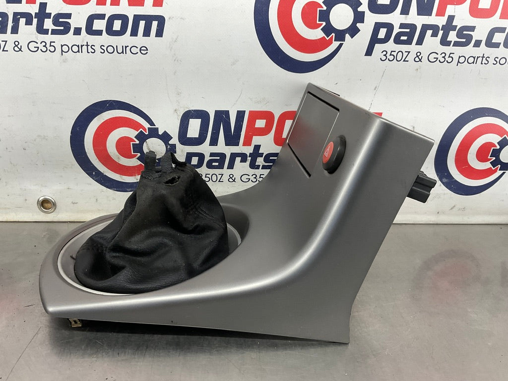 2003 Infiniti G35 Manual Gear Shifter Bezel Trim with Ashtray OEM 13BEWEC - On Point Parts Inc