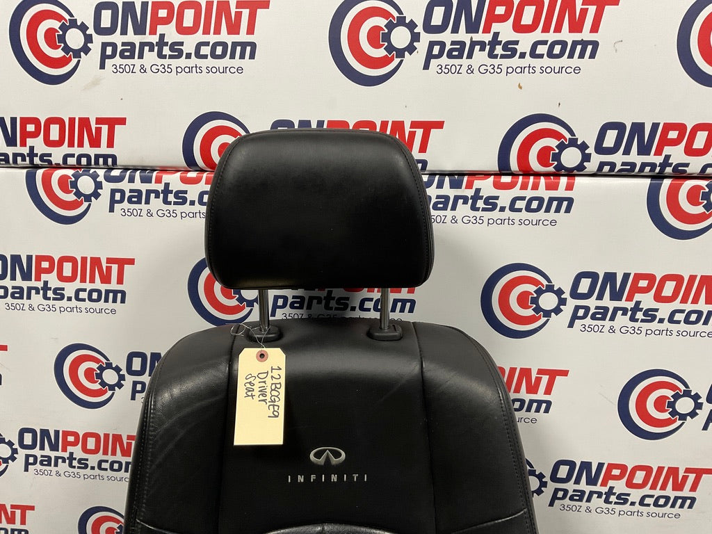 2013 Infiniti G37 Sedan Driver Left Power Leather Front Seat OEM 12BCGE9 - On Point Parts Inc