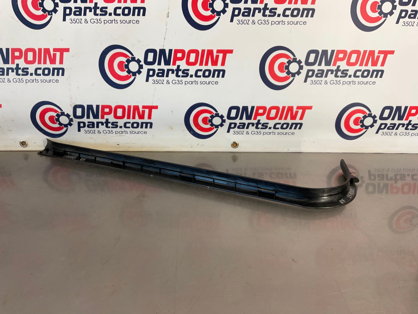 2003 Infiniti G35 Passenger Right Front Door Threshold Sill Trim OEM 15BDDE7 - On Point Parts Inc