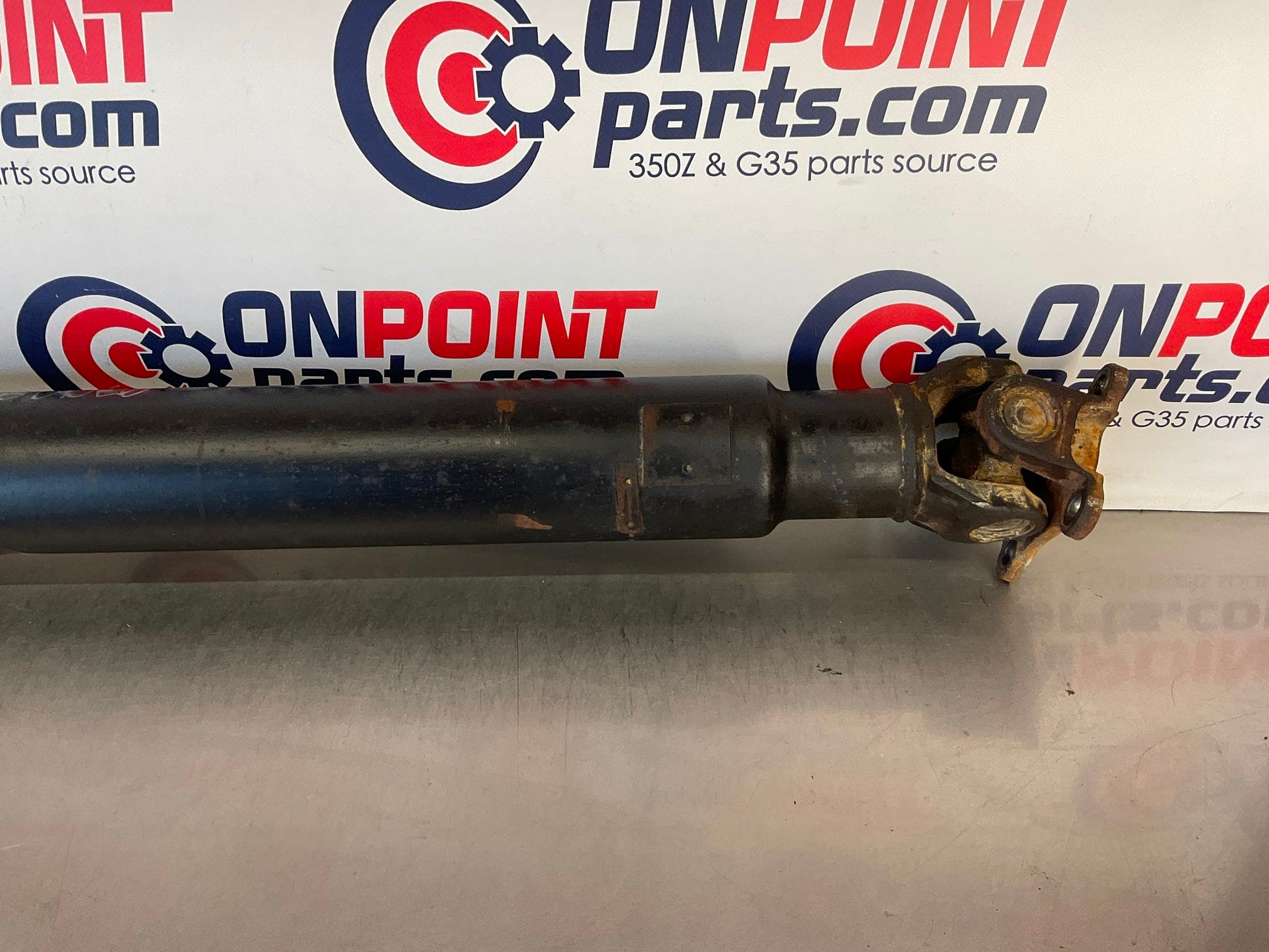 2003 Infiniti G35 Sedan 2 Piece RWD Rear Wheel Drive Shaft Manual OEM 15BDDE0 - On Point Parts Inc