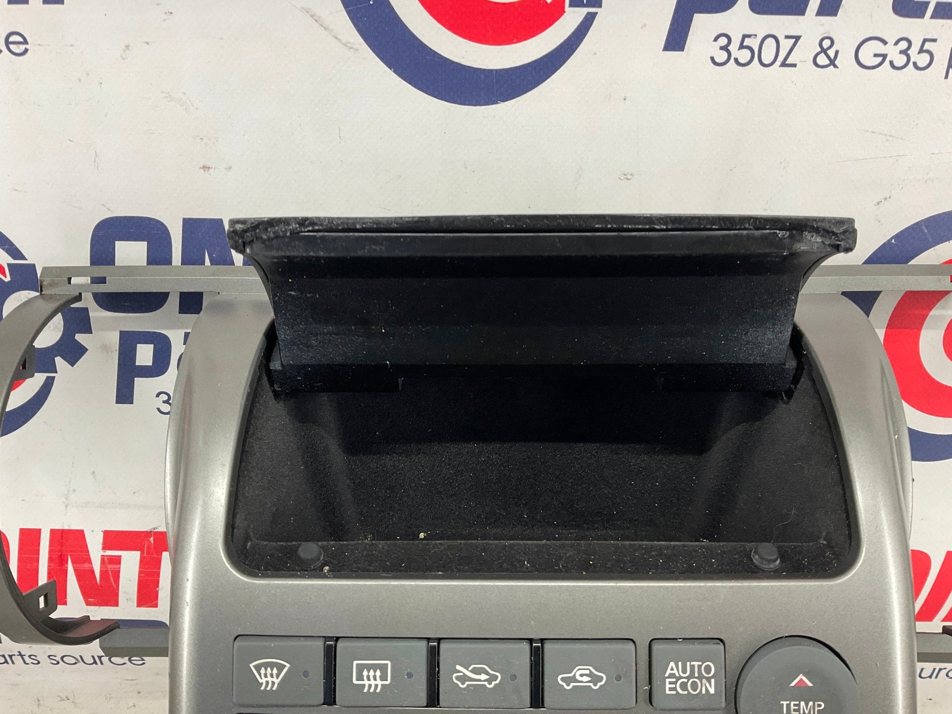 2003 Infiniti G35 Sedan Center Dash Radio Bezel Trim AC Controls OEM 15BDDE7 - On Point Parts Inc