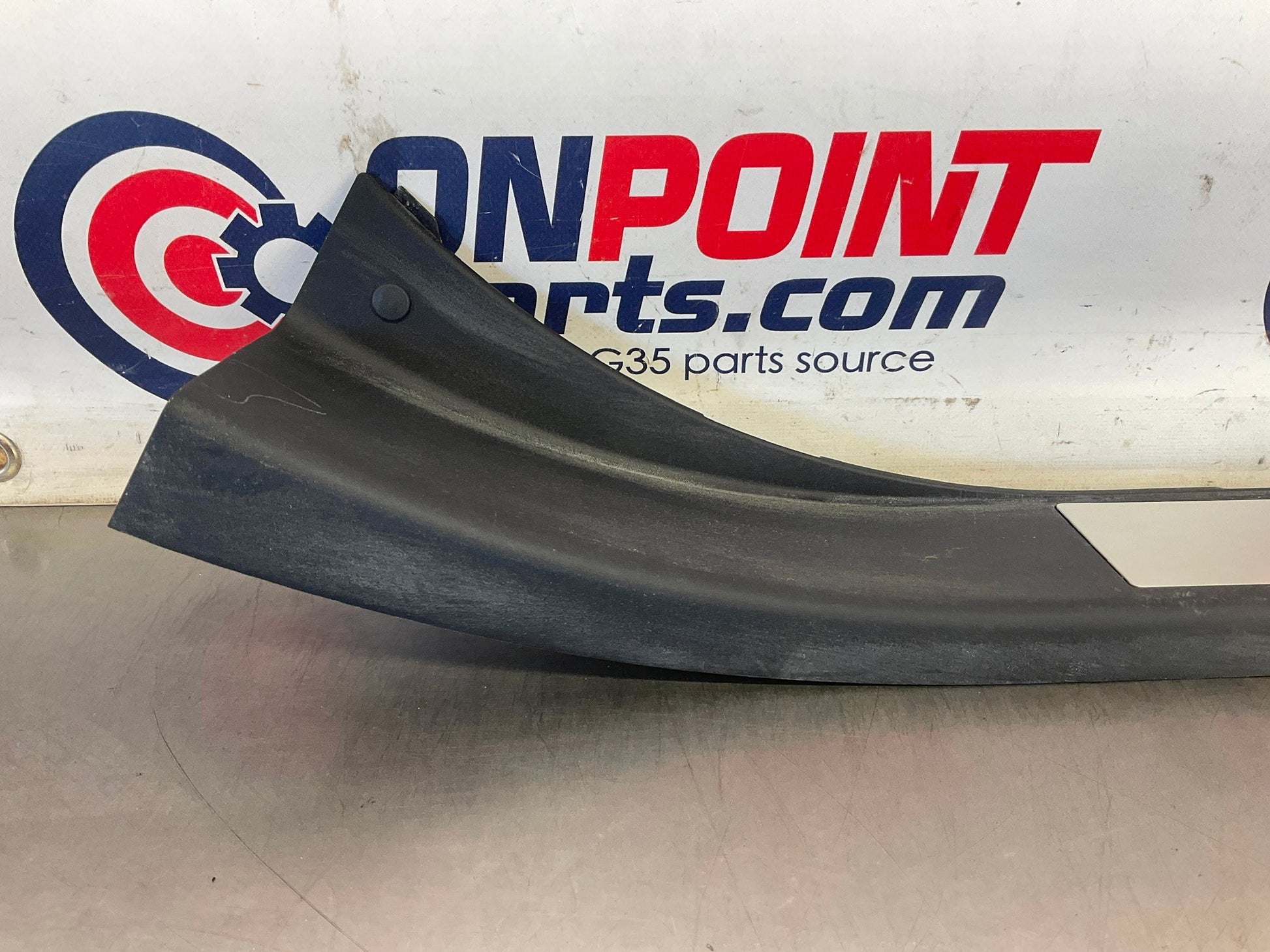 2006 Nissan 350Z Passenger Right Door Threshold Kick Plate Trim OEM 23BC9E7 - On Point Parts Inc