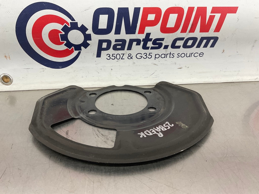 2005 Nissan 350Z Passenger Right Front Brake Dust Cover Baffle Plate OEM 25BAEDK - On Point Parts Inc