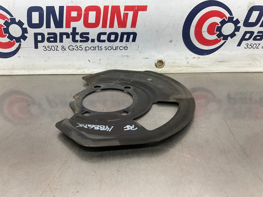 2003 Nissan 350Z Passenger Right Front Brake Dust Cover Baffle Plate OEM 14BBGDK - On Point Parts Inc